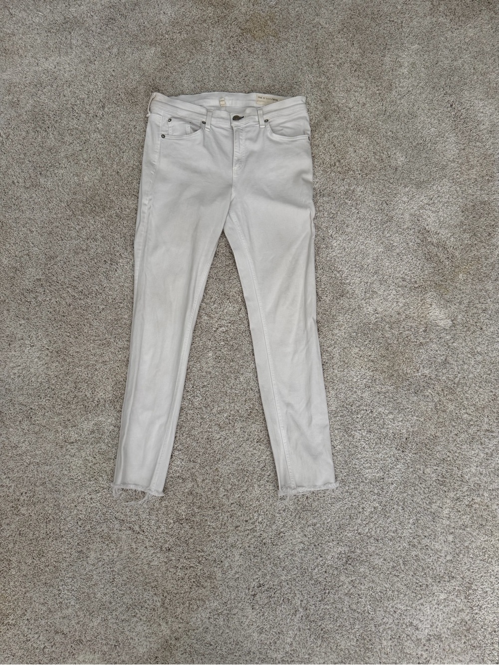 rag & bone Off-White Skinny Jeans